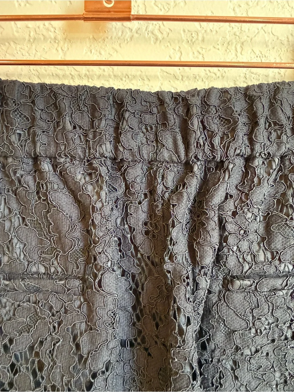 J. Crew Cropped Black Lace Pants with Pockets!